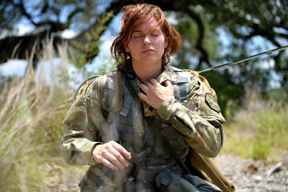SPC Lillian Lewis patrol lanes - 2017 Best Warrior Competition at Camp Bullis. Texas
