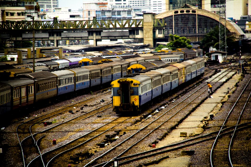 Railway station transportation photo