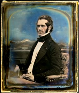 Daguerreotype portrait of a man dated 1 September 1849 photo