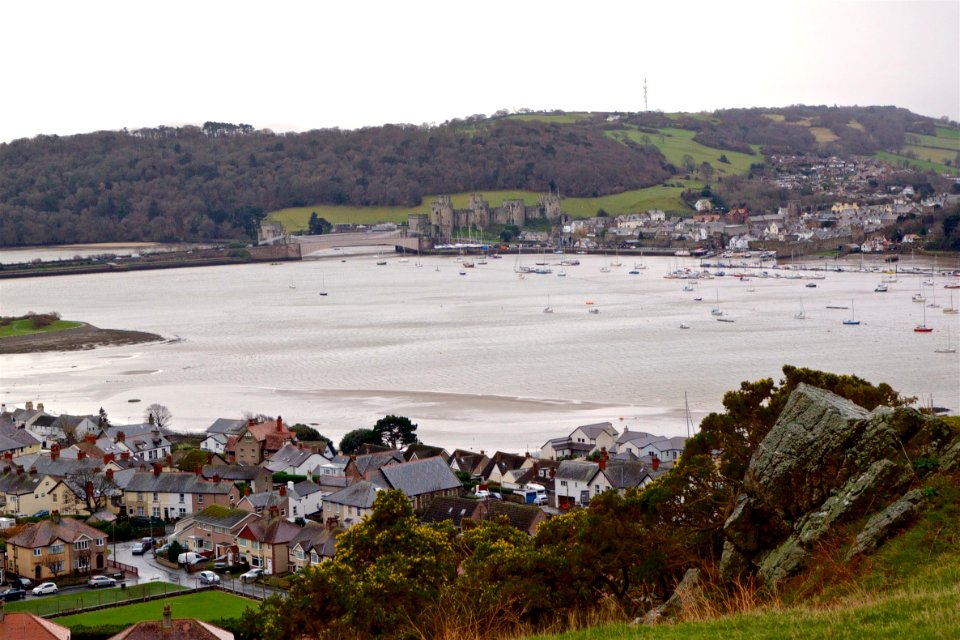 Conwy Castle and  Harbour