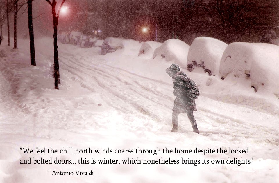 Antonio Vivaldi quotes winter