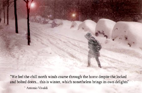 Antonio Vivaldi quotes winter photo