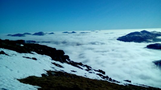 Beinn Bhuidhe (r) Arran in distance