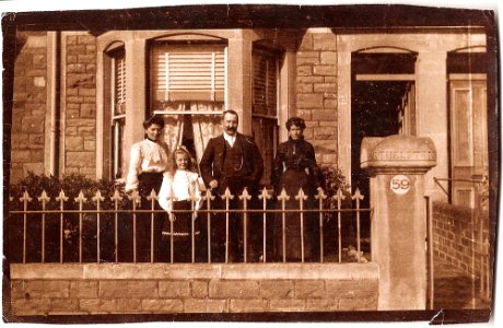 59 Athelstan / Athelstan, 59 .... now identified as 59 Maxse Road, Knowle in Bristol, c.1906 photo