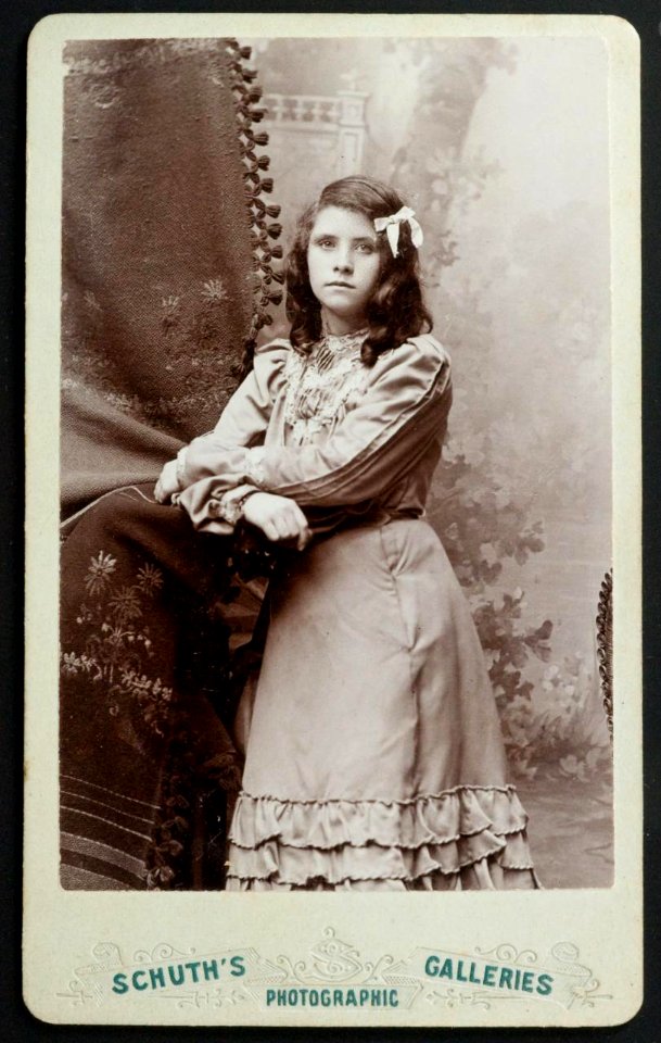 Lilian Tournier - daughter of Emma (Emily) Morley, sister of my great great grandfather Thomas King Morley