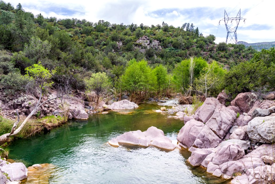 Sally May on Fossil Creek