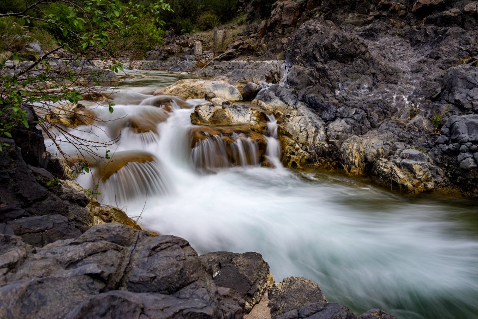 Sally May on Fossil Creek