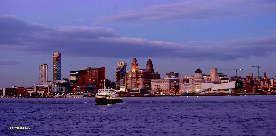 River Mersey and Liverpool Skyline photo