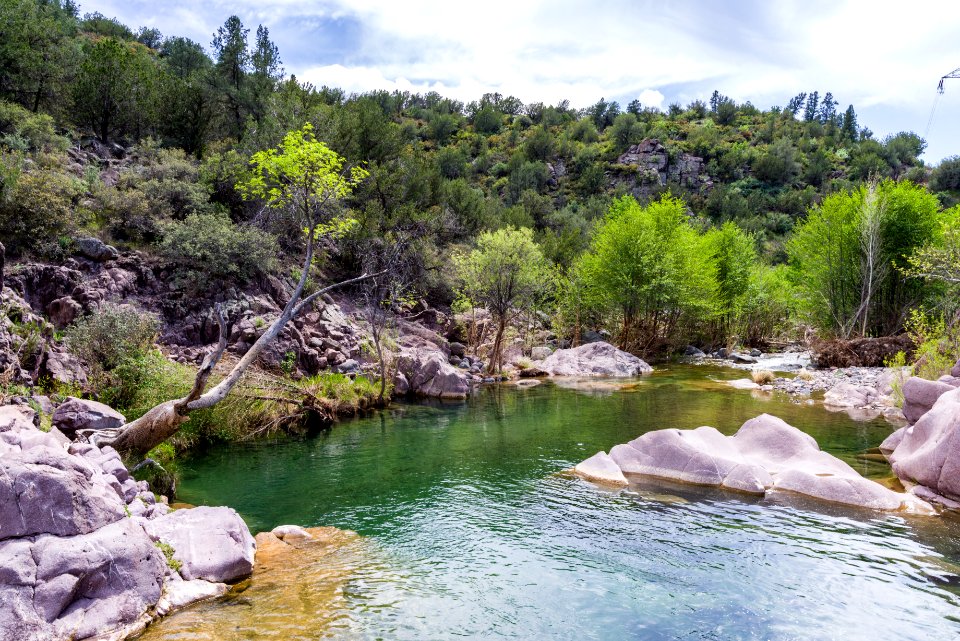 Sally May on Fossil Creek