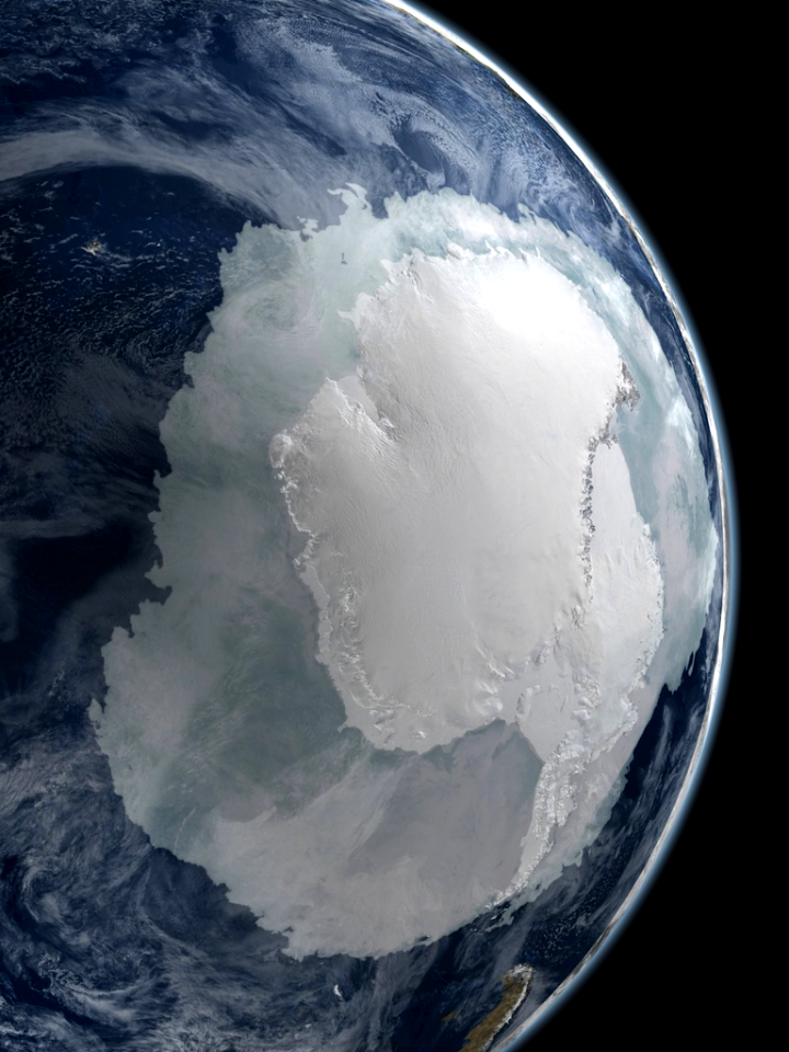 Antarctica Visualization Wallpaper