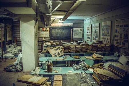 Command post the abandoned boxes