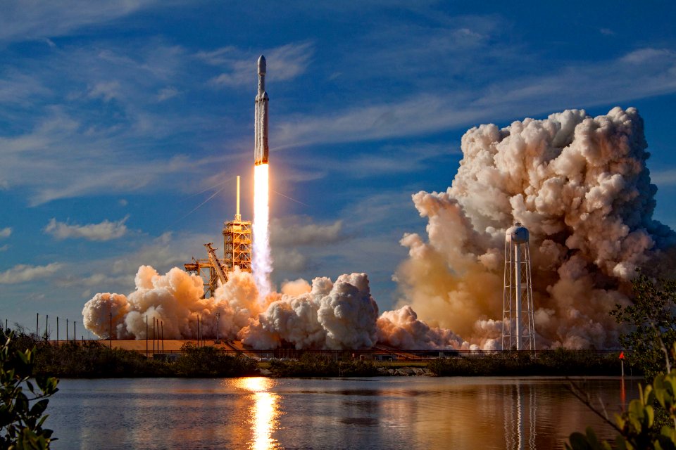 Falcon Heavy Takes Off 1