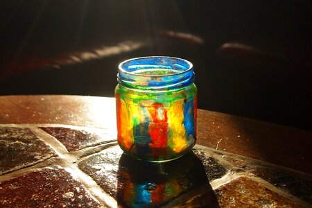 Tinkering dye coloured
