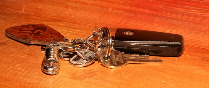Key wood tray car keys