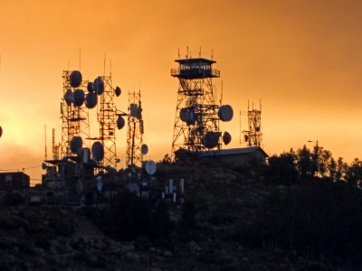 Mt Elden Lookout during sunset photo