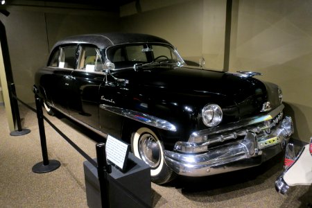 The president's Lincoln Continental limo