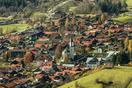 Village holiday resort houses
