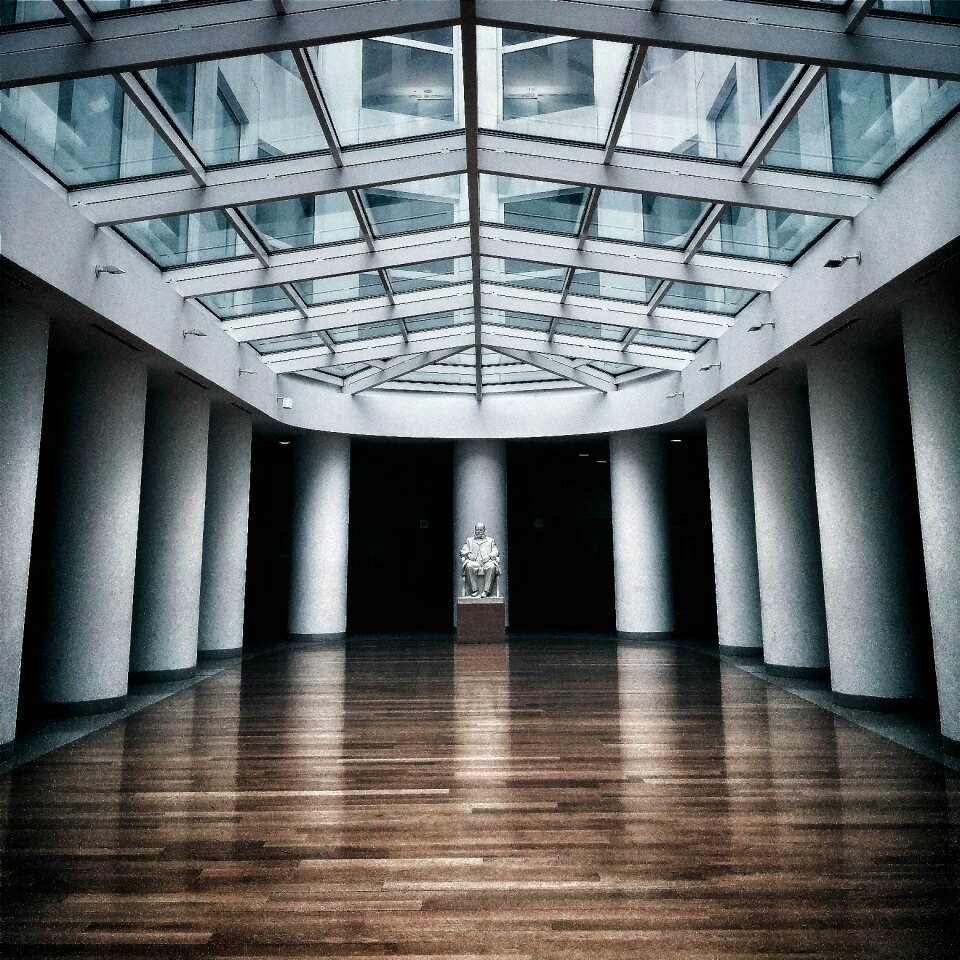 Statue sculpture room