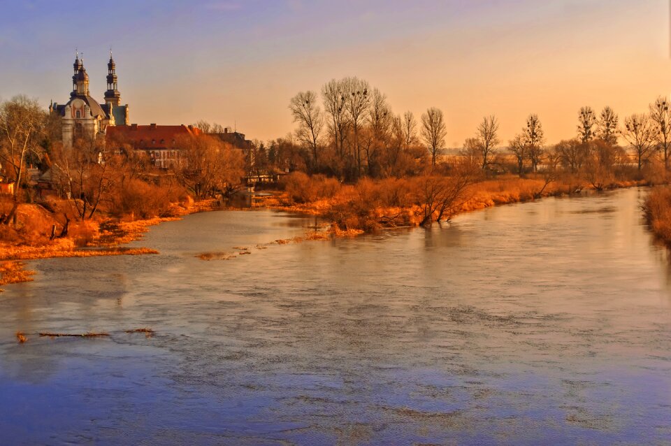 Water landscape panorama