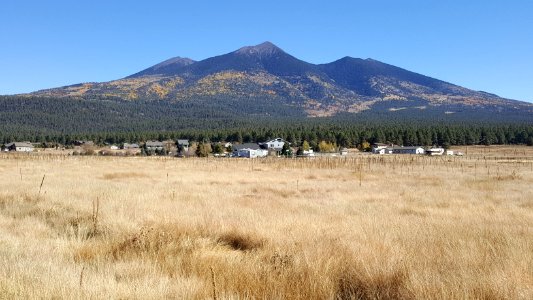 Southwest side of San Francisco Peaks (October 10, 2017)