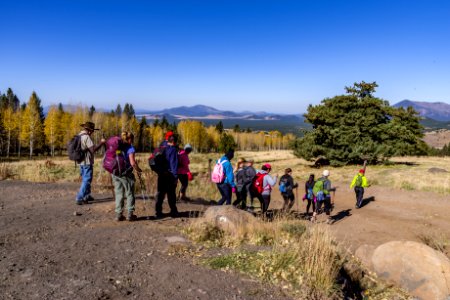 Aspen loop hikers