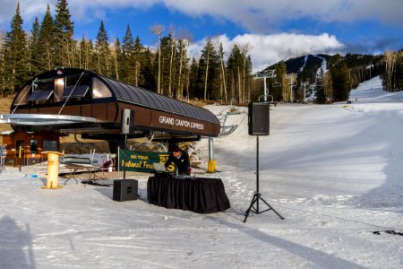 Arizona Snowbowl Grand Canyon Express Ski Lift Opening Celebration