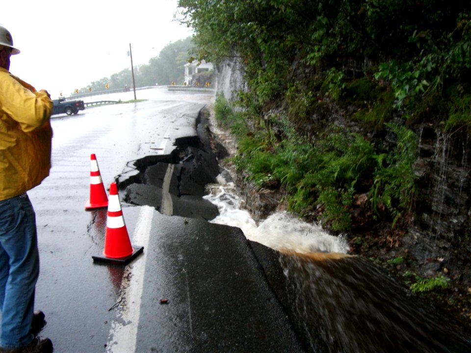 Route 2, Irene Flooding Damage, September 2011
