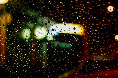 Weather traffic raining photo