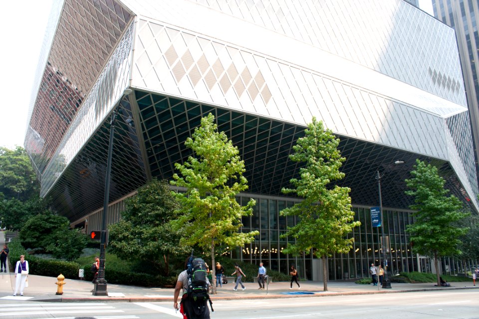 outside seattle library