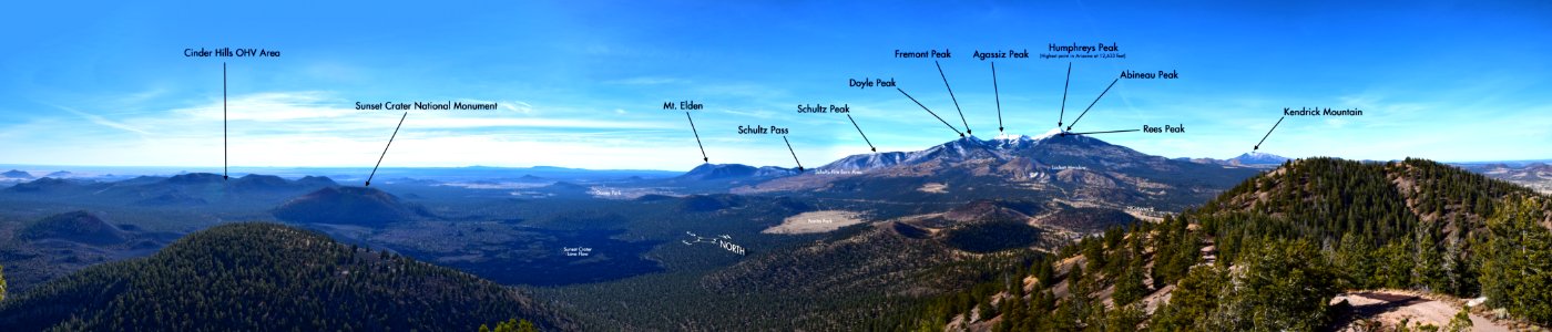 Large Panorama from O'Leary Peak