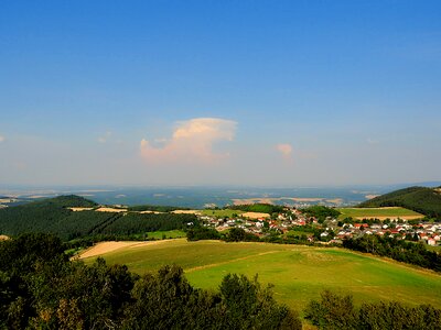 Distant view view hill
