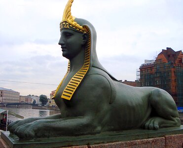 Sphinx egyptian bridge showplace photo