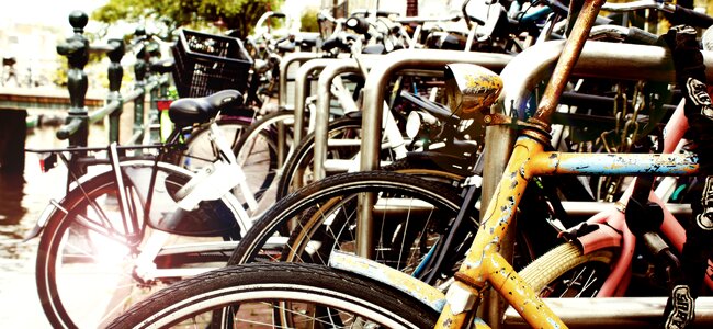 Travel amsterdam bike photo