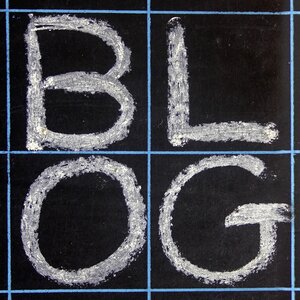 Blogging board chalk board
