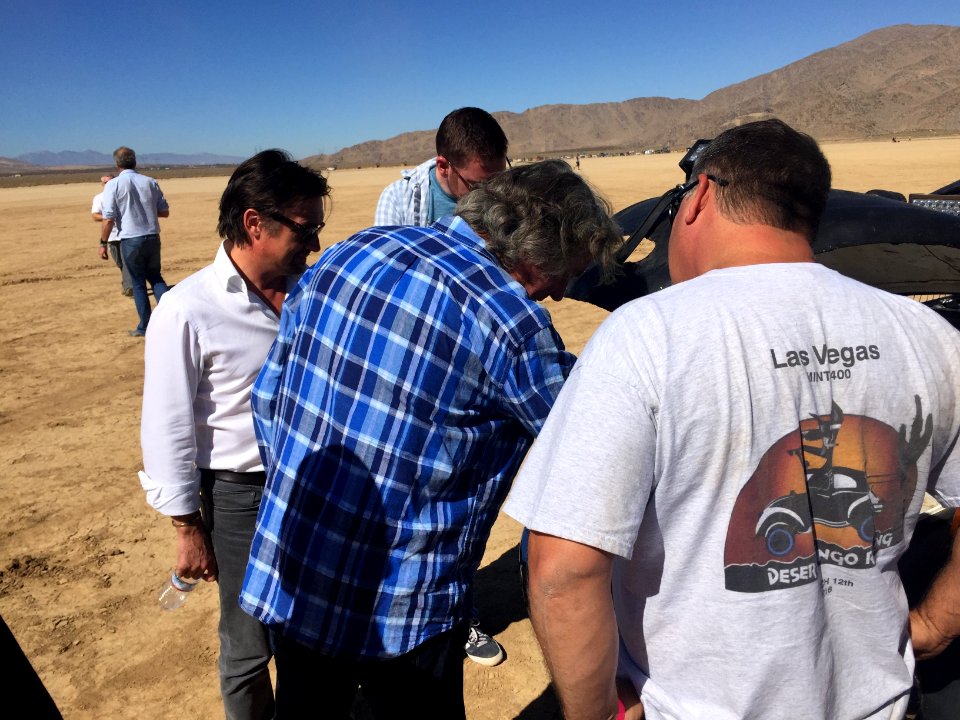 The Grand Tour opening scene shoot