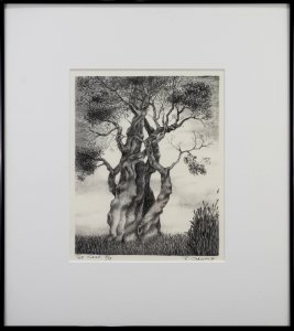 111 | Ruth Corning | The Sage | Printmaking | 18.25x16.25
