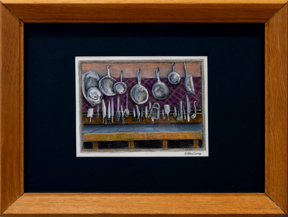 140 | Betsy LeBleu Curry | Fully Equipped | Mixed Media | 10x14