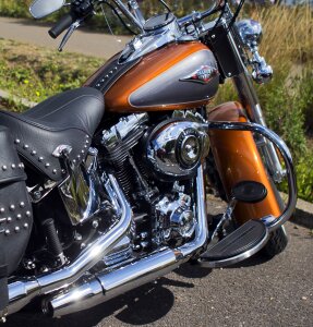 Motorbike chrome immaculate