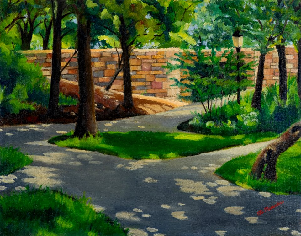 330 | Rita Marandino | Spring in the Park | Oil | 14x18
