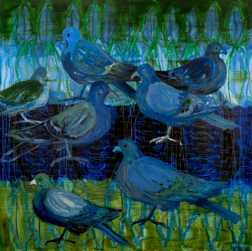 363 | Bev Ryan | Currents | Oil | 24x24