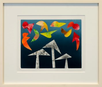173 | Pat Barron | Arrows (356-A) | Printmaking | 14x16.5