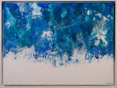 624 | Sandi Parker | Urban Seas | Acrylic | 18x24