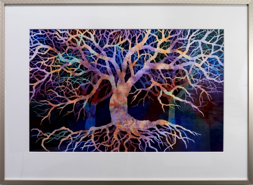281 | Rachel Collins | Branching Out II | Watercolor | 26x35