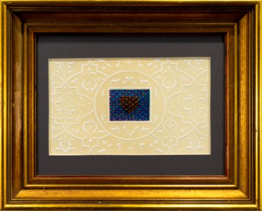 118 | Nancy Reinke | Heart, Gold | Printmaking | 12.5x15.5