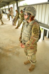 Range qualification - 2017 Best Warrior Competition at Camp Bullis, Texas