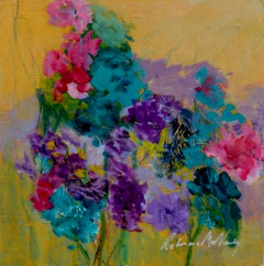 460 | Rebecca McNeely | Flores Tropicales | Acrylic | 10x10