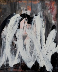 596 | Nancy Ramsey | Hindsight- Complexity | Mixed Media | 20x16