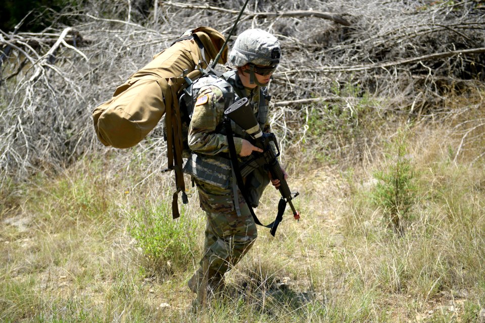 SPC Lillian Lewis patrol lanes - 2017 Best Warrior Competition at Camp Bullis. Texas