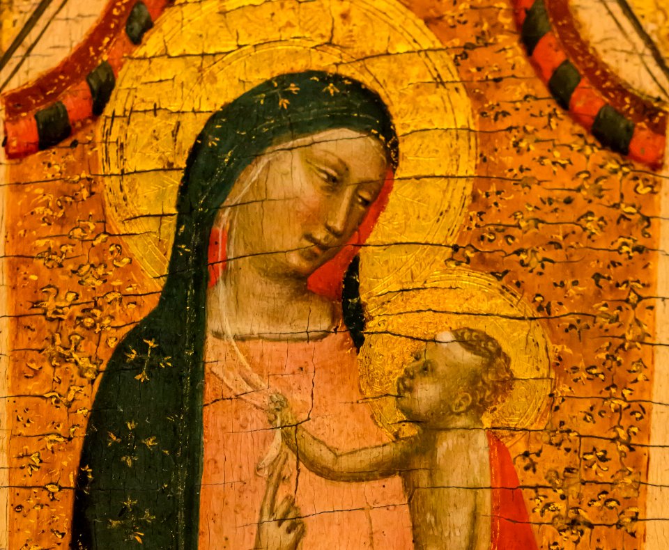 Mary and Christ child  -- HMM!