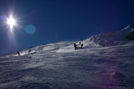 Mountains mountain peaks wintry photo